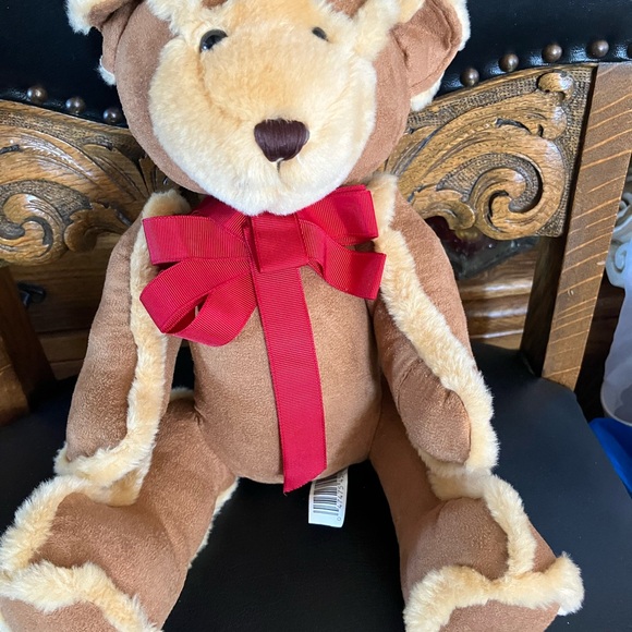 KIDS CUTE SOFT “BEAR” BY LAURELL’S ATTIC,HE SITS,10”, SWEET GIFT LQQK 👀 - Picture 5 of 8